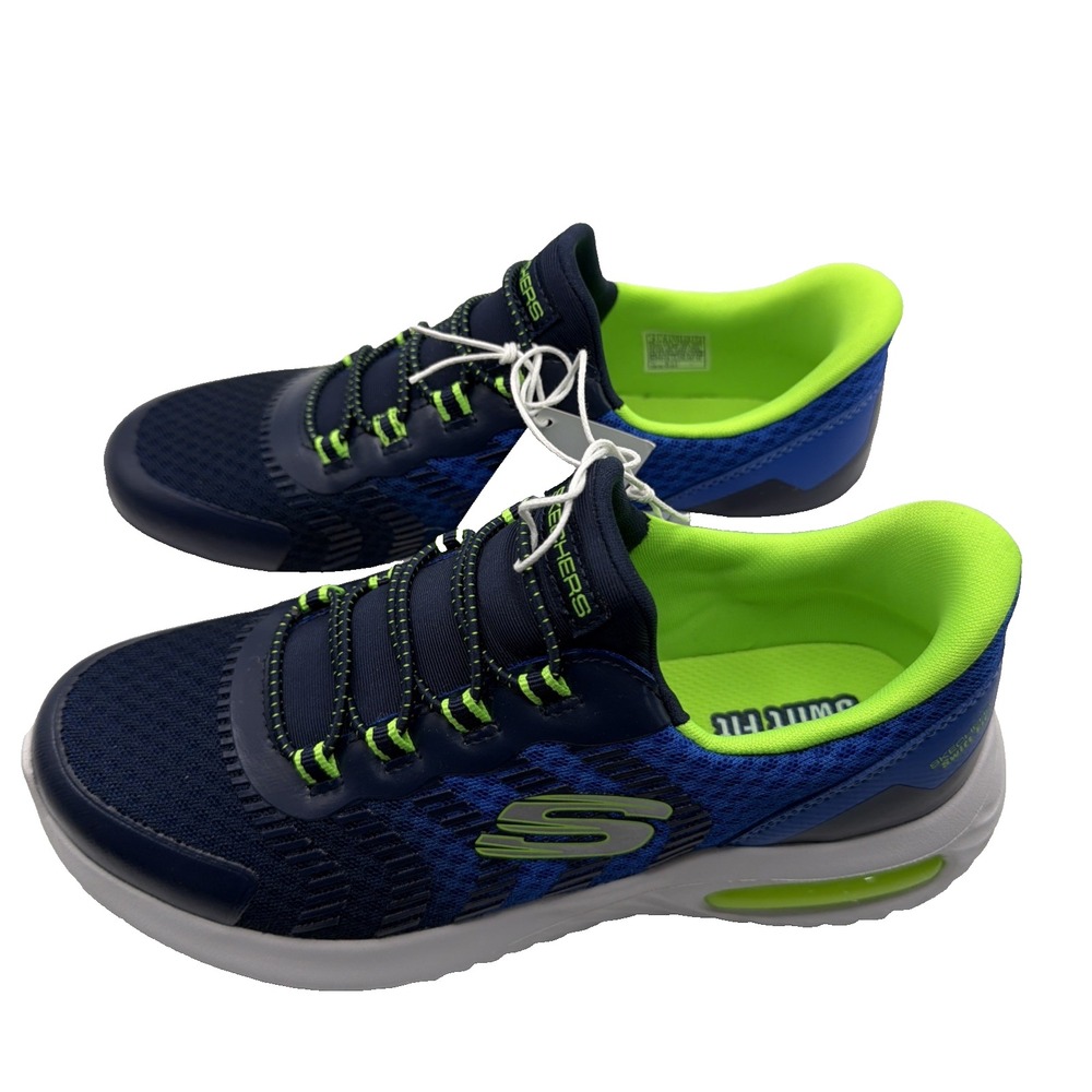 New Skechers Kids' Boys Hands Free Swift Fit Sneaker Size 1. New.